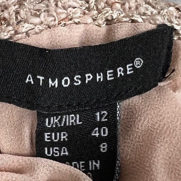 ATMOSPHERE Sequin V-Neck Knit Sweater 8 - Picture 4 of 7